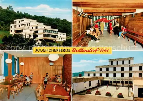 AK / Ansichtskarte Bollendorf_Suedeifel Jugendherberge Bollendorf Aufenthaltsraeume Innenhof Bollendorf_Suedeifel