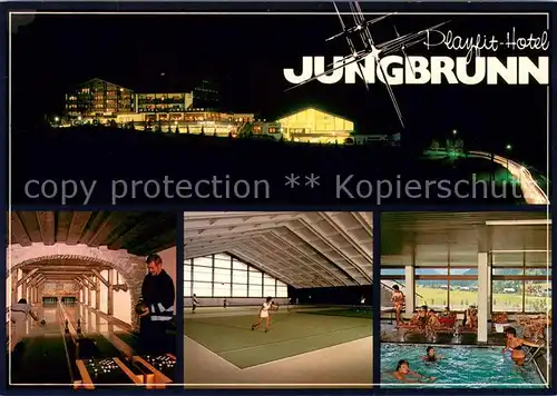 AK / Ansichtskarte Tannheim_Tirol Playfit Hotel Jungbrunn Kegelbahn Tennishalle Hallenbad Tannheim Tirol