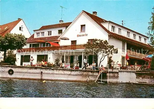 AK / Ansichtskarte Muehlhofen_Uhldingen Muehlhofen Pension Haus am See Muehlhofen