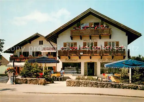 AK / Ansichtskarte Bad_Heilbrunn Baeckerei Cafe Konditorei Kuemmeth Beil Bad_Heilbrunn