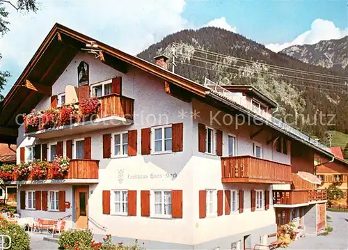 AK / Ansichtskarte Bad_Oberdorf Landhaus Haas Bach Bad_Oberdorf
