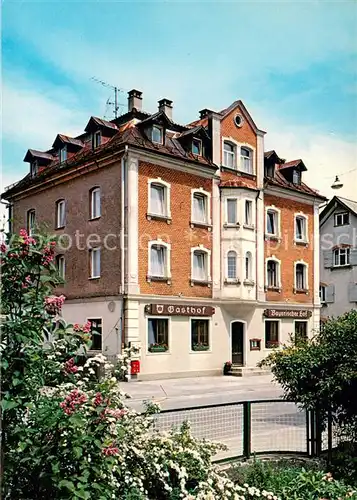 AK / Ansichtskarte Lindenberg_Allgaeu Gasthof Pension Bayerischer Hof Lindenberg Allgaeu