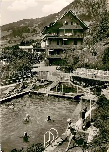 AK / Ansichtskarte Hindelang Kurhotel Luitpoldbad Schwefel Moorbad Hindelang