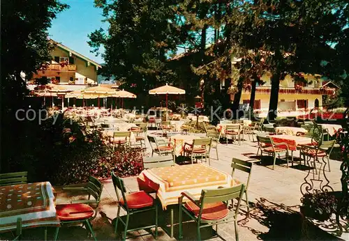 AK / Ansichtskarte Rottach Egern Hotel Jaedicke Freiterrasse Rottach Egern