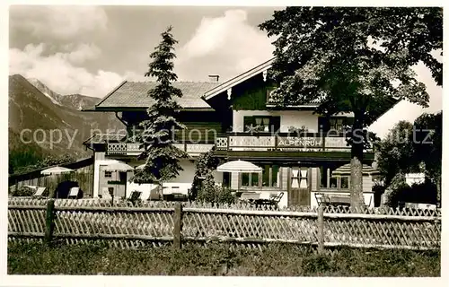 AK / Ansichtskarte Bayrischzell Fremdenheim Alpenruh Alpen Bayrischzell