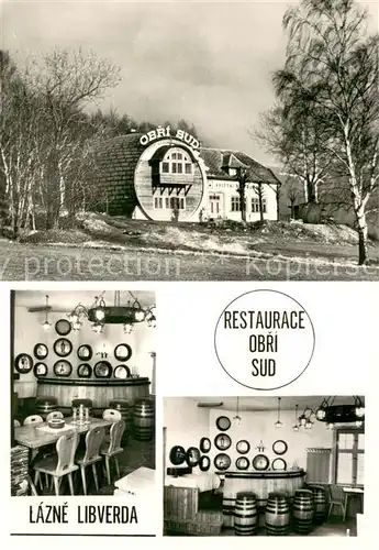AK / Ansichtskarte Lazne_Libverda Restaurace Obri Sud Riesenfass Lazne Libverda