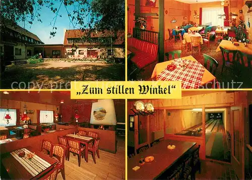 AK / Ansichtskarte Lindwedel Hotel Zum stillen Winkel Restaurant Cafe Kegelbahn Lindwedel