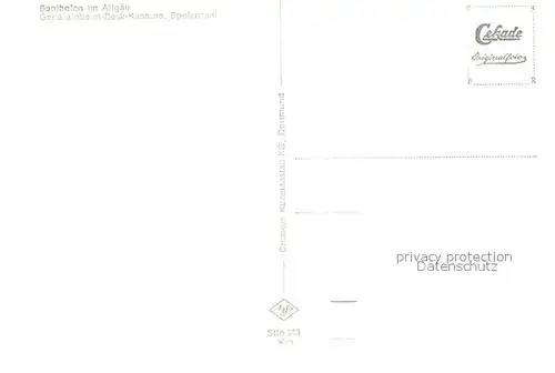 AK / Ansichtskarte Sonthofen_Oberallgaeu Generaloberst Beck Kaserne Speisesaal Sonthofen Oberallgaeu