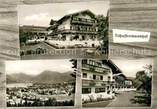 AK / Ansichtskarte Bad_Wiessee Gaestehaus Schustermannhof Panorama Bad_Wiessee