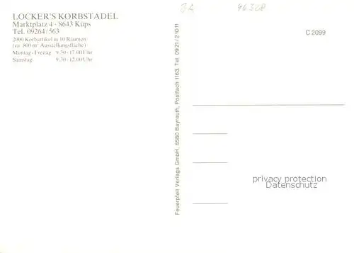 AK / Ansichtskarte Kueps Lockers Korbstadel Teilansichten Kueps