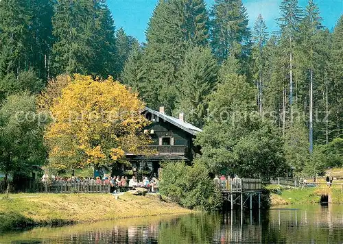AK / Ansichtskarte Zwieselerwaldhaus Ausflugsgaststaette Cafe Schwellhaeusl 