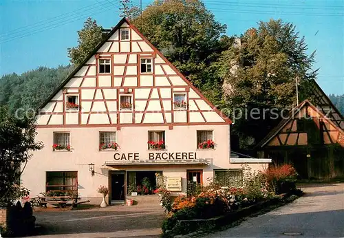AK / Ansichtskarte Betzenstein Cafe Baeckerei Herbst Betzenstein