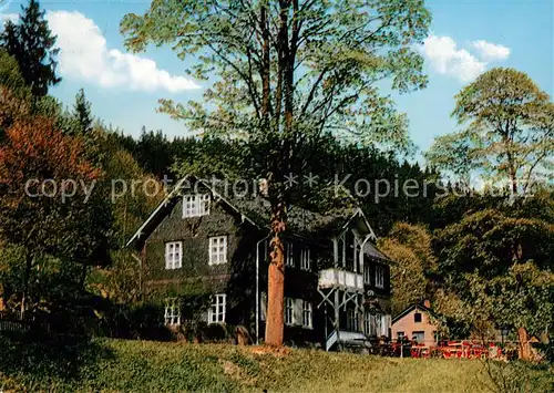 AK / Ansichtskarte Bad_Steben Gasthof Pension Altes Forsthaus Bad_Steben