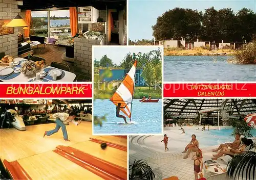 AK / Ansichtskarte Dalen_Drenthe Bungalowpark Huttenheugte Sporthuis Centrum Bowlingbahn Hallenbad Gaststube Dalen_Drenthe