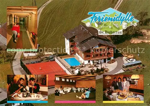 AK / Ansichtskarte Grossdorf_Egg Ferienidylle St. Hubertus Hotel Restaurant Fitness Tennis Kegelbahn Grossdorf Egg