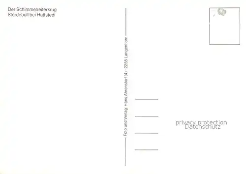 AK / Ansichtskarte Sterdebuell Der Schimmelreiterkrug Sterdebuell