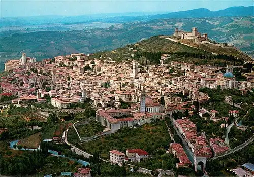 AK / Ansichtskarte Assisi_Umbria Fliegeraufnahme Assisi Umbria
