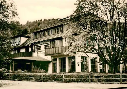 AK / Ansichtskarte Hann._Muenden "Ruh Dich aus im Werrahaus" das Werratal Hotel Restaurant Hann. Muenden