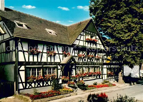 AK / Ansichtskarte Sasbachwalden Gasthaus Engel Fachwerkhaus Blumen  und Weinort im Schwarzwald Sasbachwalden