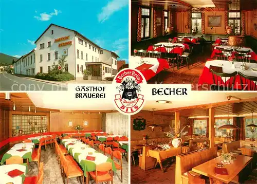AK / Ansichtskarte Donzdorf Gasthof Brauerei Becher Restaurant Donzdorf