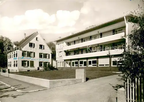 AK / Ansichtskarte Bad_Ditzenbach Mineralbad Haus Hiltenburg und St. Raphael Sanatorium Bad_Ditzenbach