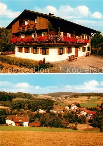 AK / Ansichtskarte Rattenberg_Niederbayern Pension Maria Ploetz Panorama Rattenberg Niederbayern