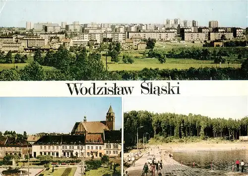 AK / Ansichtskarte Wodzislaw_Slaski Widok ogolny RynekOsrodek wypoczynkowy Wodzislaw_Slaski