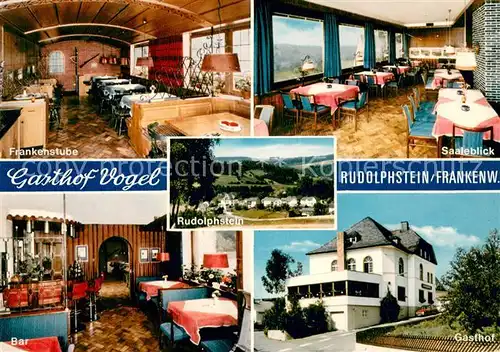 AK / Ansichtskarte Rudolphstein Gasthof Vogel Panorama Rudolphstein