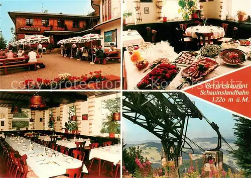 AK / Ansichtskarte Schauinsland Bergrestaurant Schauinslandbahn Bergstation Schwarzwald Schauinsland