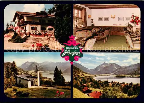 AK / Ansichtskarte Schliersee Ferienpark Schliersberg mit Hotel Schliersberg Alm Landschaftspanorama Alpen Schliersee