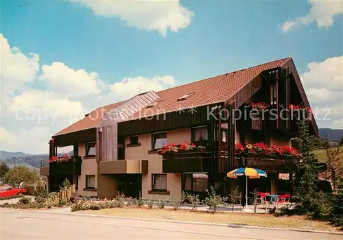 AK / Ansichtskarte Oberharmersbach Gaestehaus Panorama Gasthof Freihof im Schwarzwald Oberharmersbach