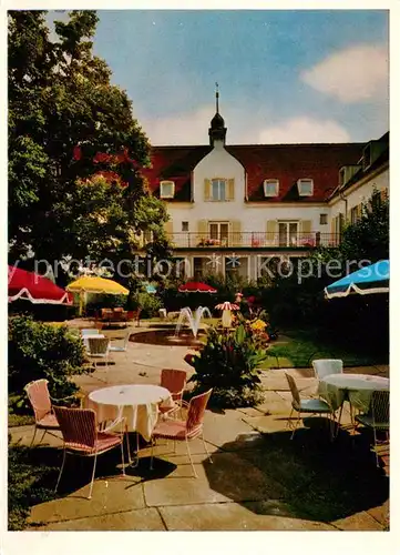 AK / Ansichtskarte Muellheim_Baden Hotel Euro Motel Gartenterrasse Muellheim_Baden