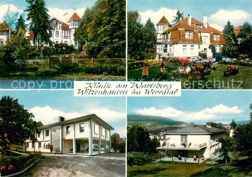 AK / Ansichtskarte Witzenhausen Klinik am Warteberg Werratal Witzenhausen