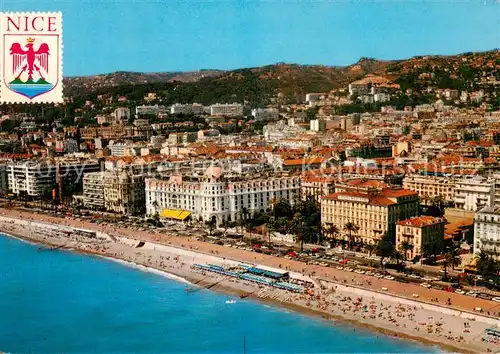 AK / Ansichtskarte Nice_Alpes_Maritimes Vue aerienne de la Promenade des Anglais Cote d Azur Nice_Alpes_Maritimes