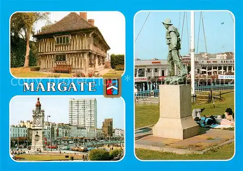 AK / Ansichtskarte Margate_UK Altes Gebaeude Turmuhr Innenstadt Denkmal Margate_UK