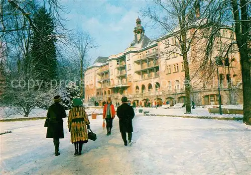 AK / Ansichtskarte Polanica Zdroj  Sanatorium im Winter Polanica Zdroj 
