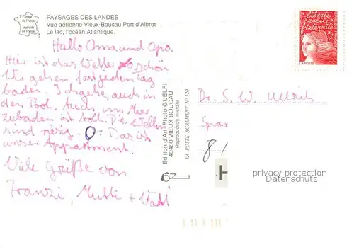 AK / Ansichtskarte Vieux Boucau les Bains Port d Albret vue aerienne Vieux Boucau les Bains