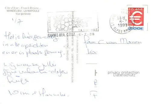 AK / Ansichtskarte Mandelieu la Napoule Le port Cote d Azur vue aerienne Mandelieu la Napoule