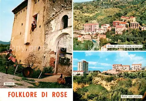 AK / Ansichtskarte Rose_Calabria Serenata Rione 24 maggio Rione case popolari 