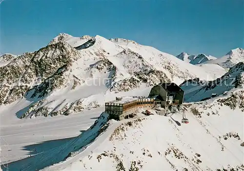 AK / Ansichtskarte Schnals_Bozen_Suedtirol Schnalstaler Gletscherbahnen Berghotel Grawand Gebirgspanorama Fliegeraufnahme Schnals_Bozen_Suedtirol
