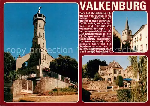 AK / Ansichtskarte Valkenburg_aan_de_Geul Aussichtsturm Motive Innenstadt Valkenburg_aan_de_Geul