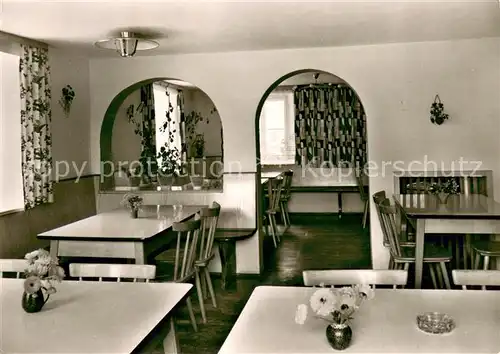 AK / Ansichtskarte Polsingen Pension A. Meyer Gastraum Polsingen