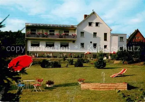 AK / Ansichtskarte Hasenfeld Hotel Schade Garten Hasenfeld