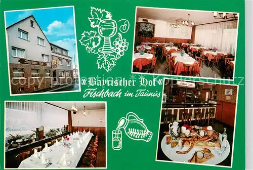 AK / Ansichtskarte Fischbach_Maintaunus Gasthaus Pension Bayrischer Hof Restaurant Festtafel Fischbach Maintaunus