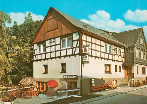AK / Ansichtskarte Boedefeld Cafe Hunau Stube Boedefeld