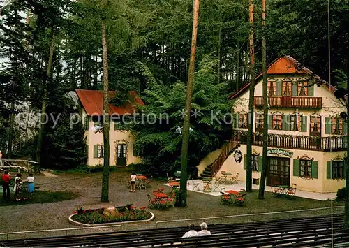 AK / Ansichtskarte Niederelsungen Waldbuehne Restaurant Zum weissen Roessl Niederelsungen