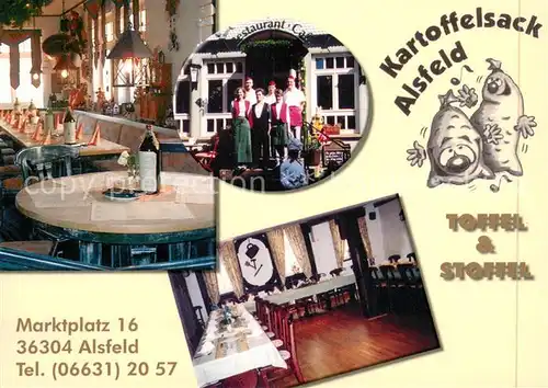 AK / Ansichtskarte Alsfeld Restaurant Cafe Kartoffelsack Alsfeld