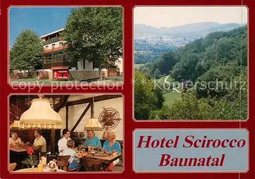 AK / Ansichtskarte Altenbauna Hotel Scirocco Restaurant Landschaftspanorama Altenbauna