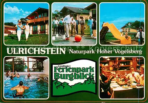 AK / Ansichtskarte Ulrichstein Ferienpark Burgblick Naturpark Hoher Vogelsberg Ulrichstein