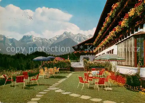 AK / Ansichtskarte Sonthofen_Oberallgaeu Kur und Sporthotel Allgaeuer Berghof Sonthofen Oberallgaeu